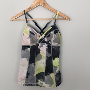 Lululemon cross front tank in luxtreme